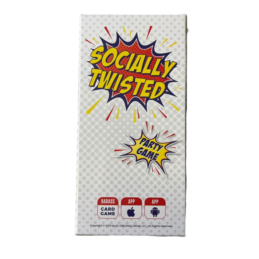 Socially Twisted Card Game Adult‎ Party Game + Free App NEW Sealed